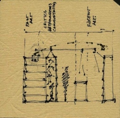 Printed Matter Bookstore Napkin Drawing_500